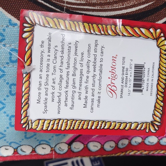 Brighton Fashionista Sparkle and Shine Tote - Picture 3 of 8